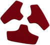 C&D CFIT T Shape 4mm Red Comfort Pads (3)